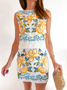 Limoncello Garden Embroidered Top - Swoon Boutique New Orleans