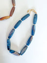 Long Tube Gemstone Necklace - Swoon Boutique New Orleans