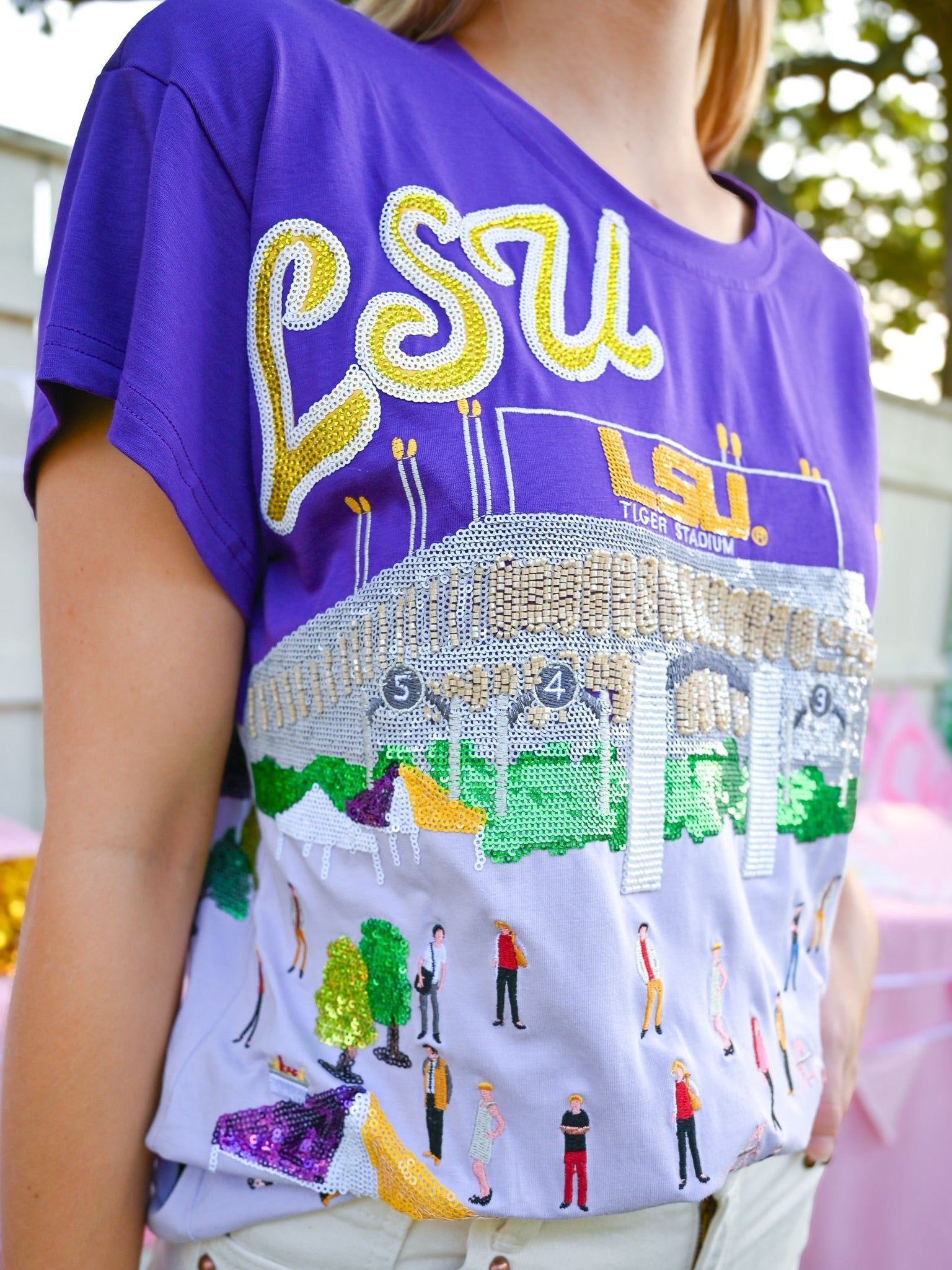 Lsu Tailgate Party Tee - Swoon Boutique New Orleans
