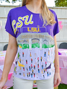 Lsu Tailgate Party Tee - Swoon Boutique New Orleans