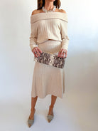 Lucien Knit Pull On Maxi Skirt - Swoon Boutique New Orleans