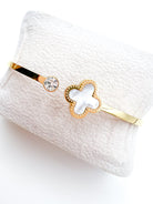 M-O-P Motif and CZ Bracelet - Swoon Boutique New Orleans