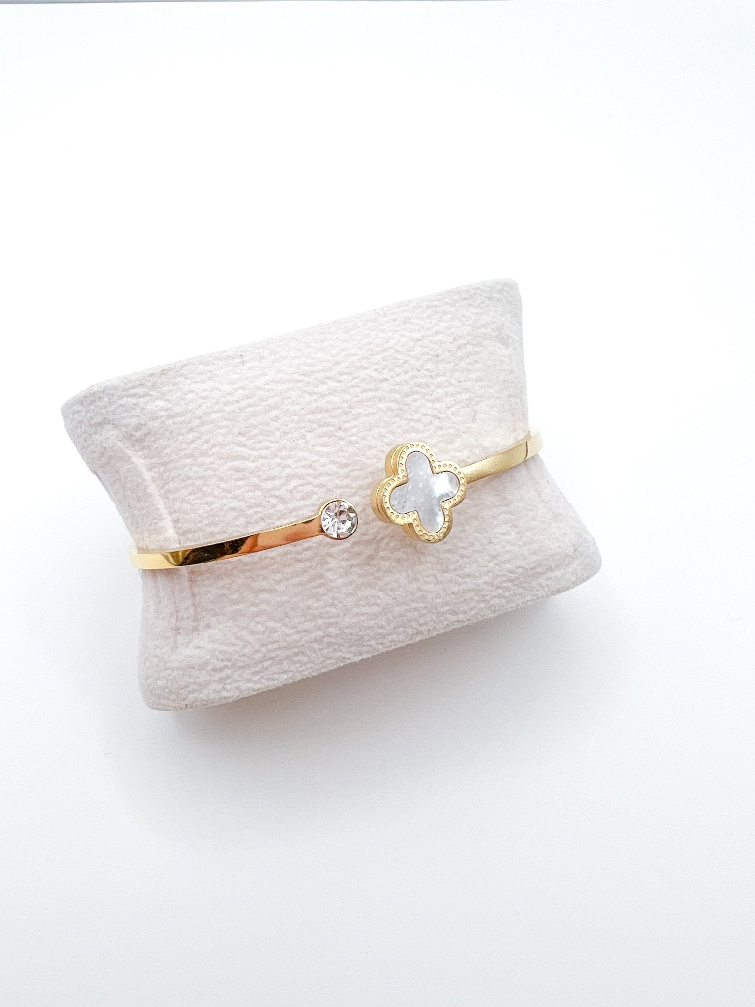 M-O-P Motif and CZ Bracelet - Swoon Boutique New Orleans