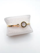 M-O-P Roman Numeral Hinge Cuff - Swoon Boutique New Orleans