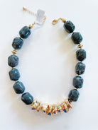 Marbella Marble Beaded Necklace - Swoon Boutique New Orleans