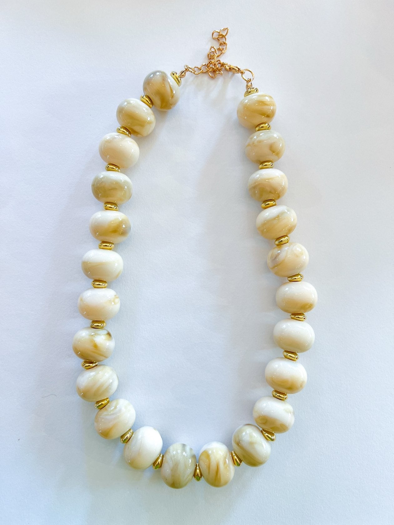 White marble necklace