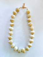 White marble necklace