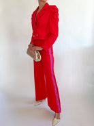 Margo Red Blazer - Swoon Boutique New Orleans