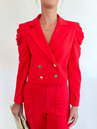 Margo Red Blazer - Swoon Boutique New Orleans