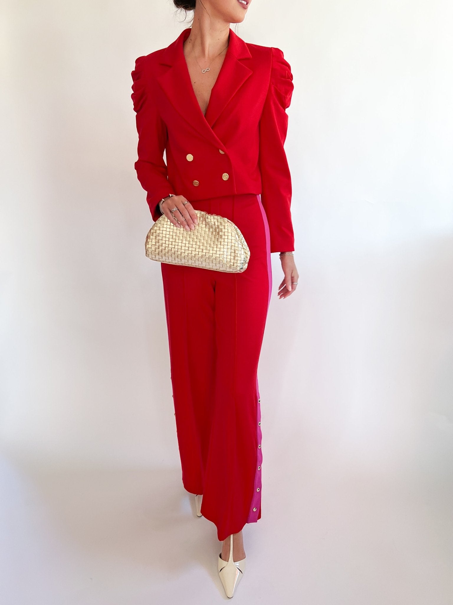 Margo Red Blazer - Swoon Boutique New Orleans
