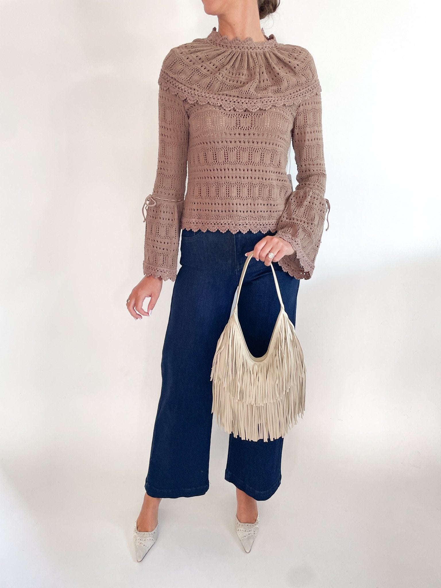 Mari Pointelle Top - Swoon Boutique New Orleans