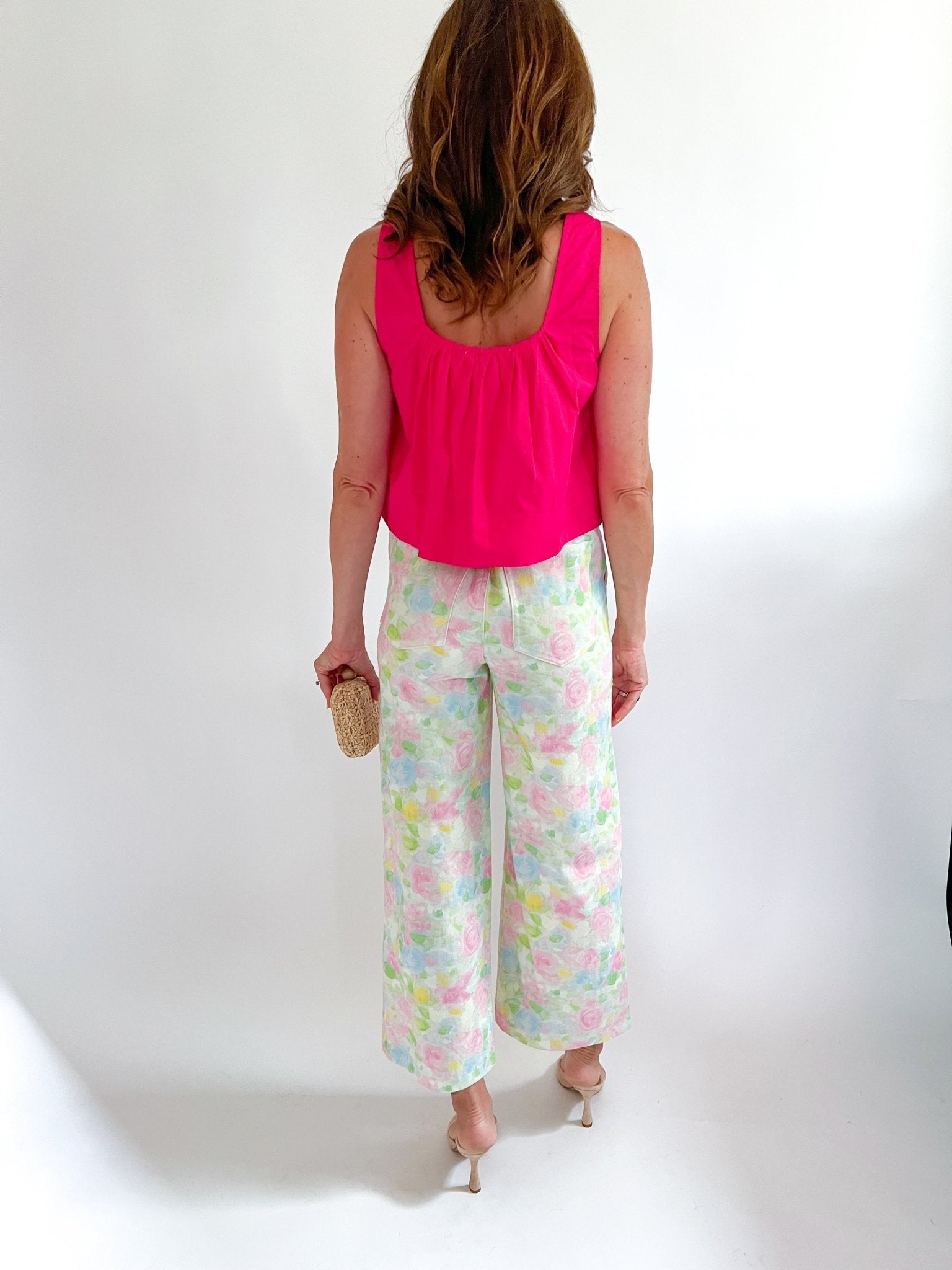Marie Poplin Sleeveless Top - Swoon Boutique New Orleans