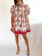 Mary Puff Sleeve Mini Dress - Swoon Boutique New Orleans