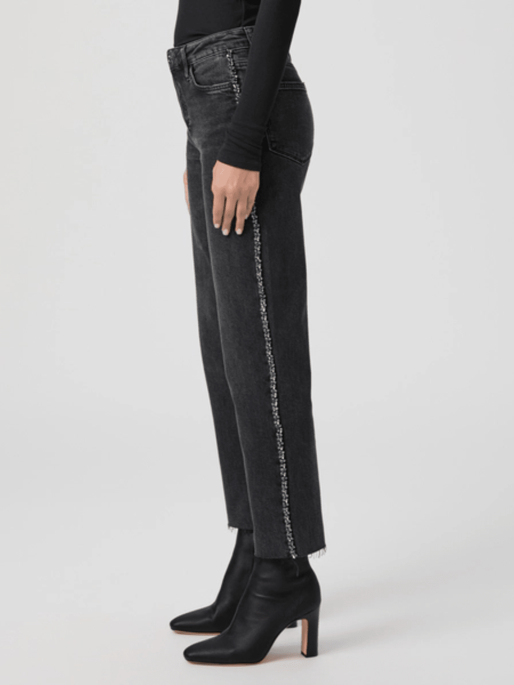 Mason Glitz Ankle Jeans - Swoon Boutique New Orleans