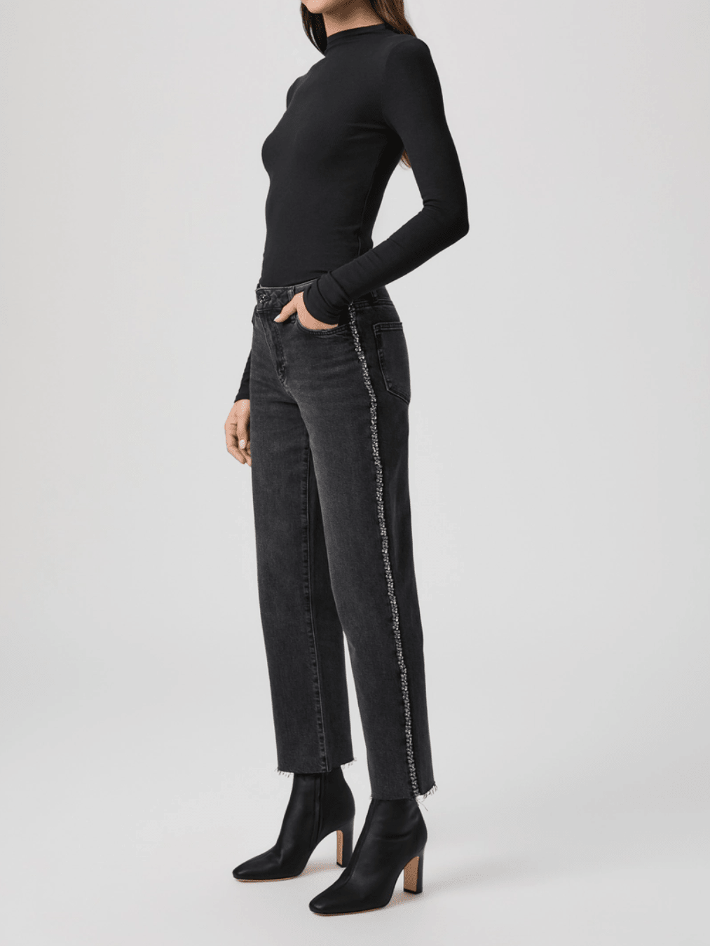 Mason Glitz Ankle Jeans - Swoon Boutique New Orleans