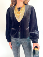 Matera Velvet Jacket - Swoon Boutique New Orleans