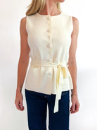 Maxime Knit Sleeveless Wrap Top - Swoon Boutique New Orleans