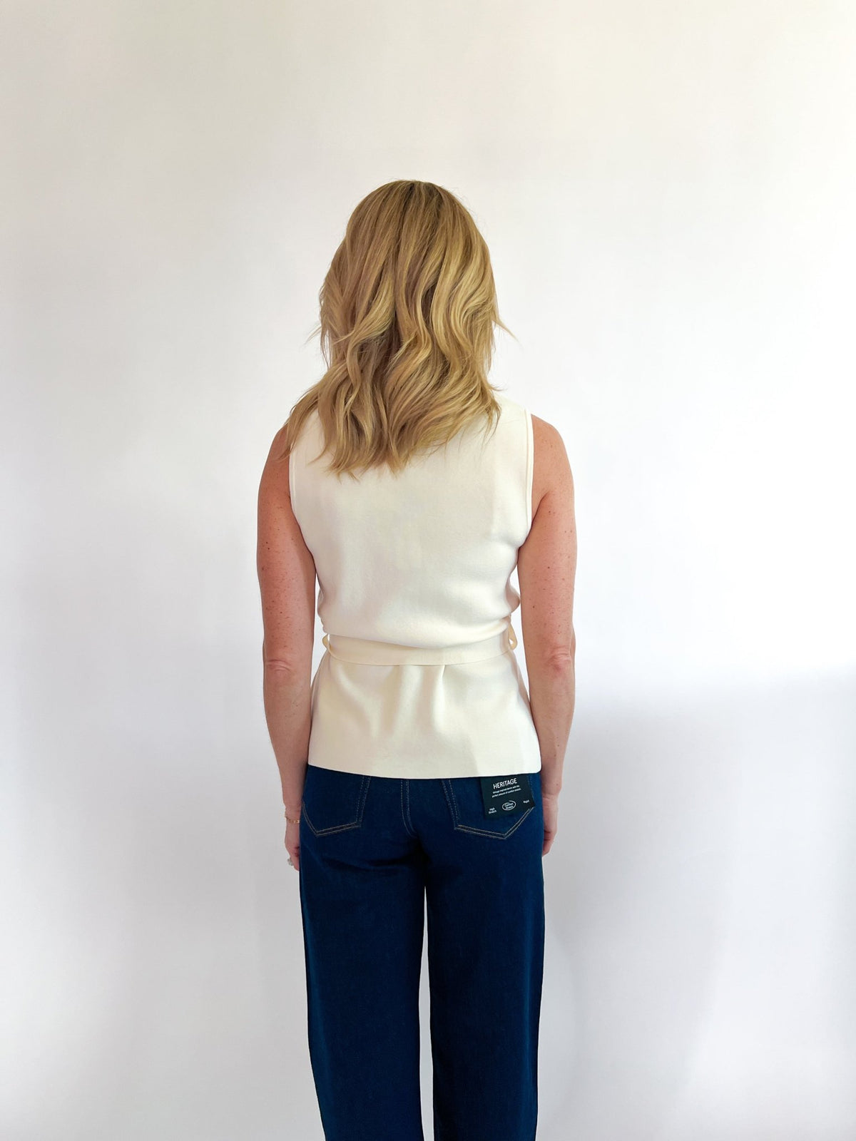 Maxime Knit Sleeveless Wrap Top - Swoon Boutique New Orleans