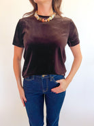 Meesha Velvet Top - Swoon Boutique New Orleans