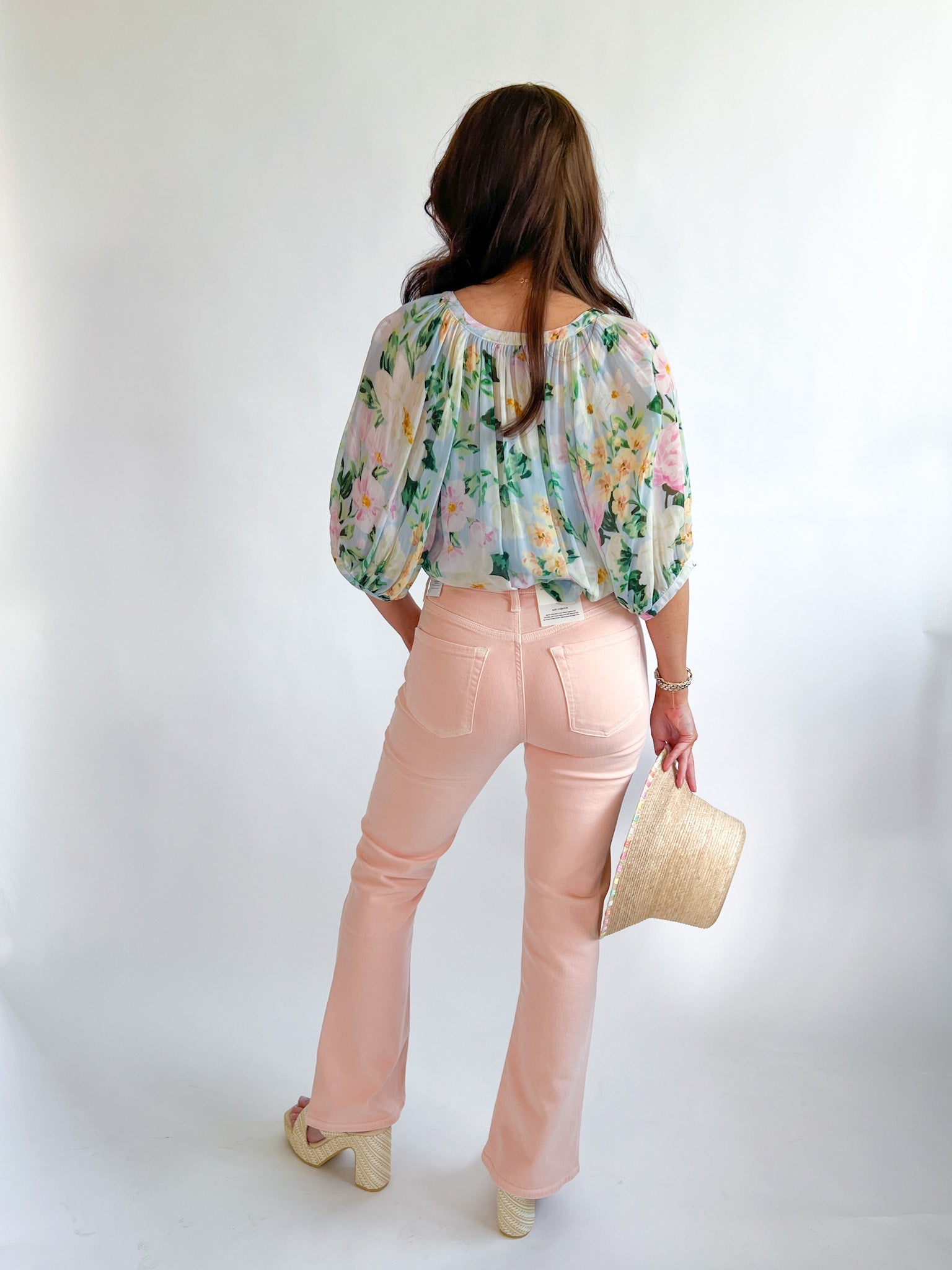 Melon Goldie Kick Flare - Swoon Boutique New Orleans