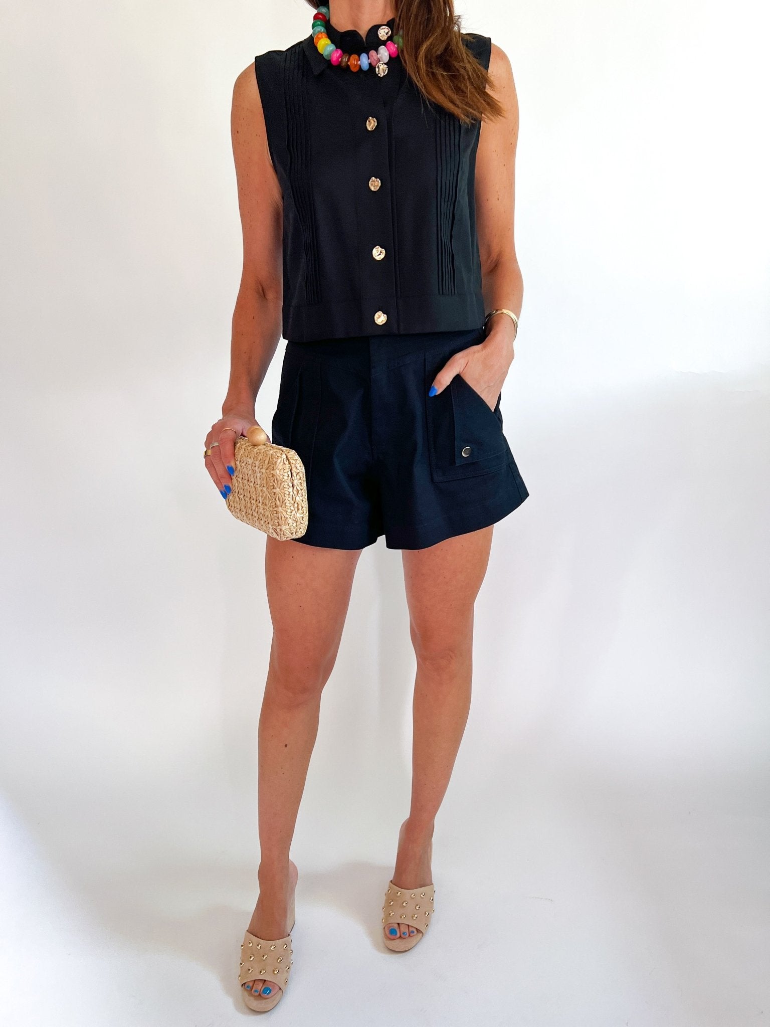 Micah Black Top - Swoon Boutique New Orleans
