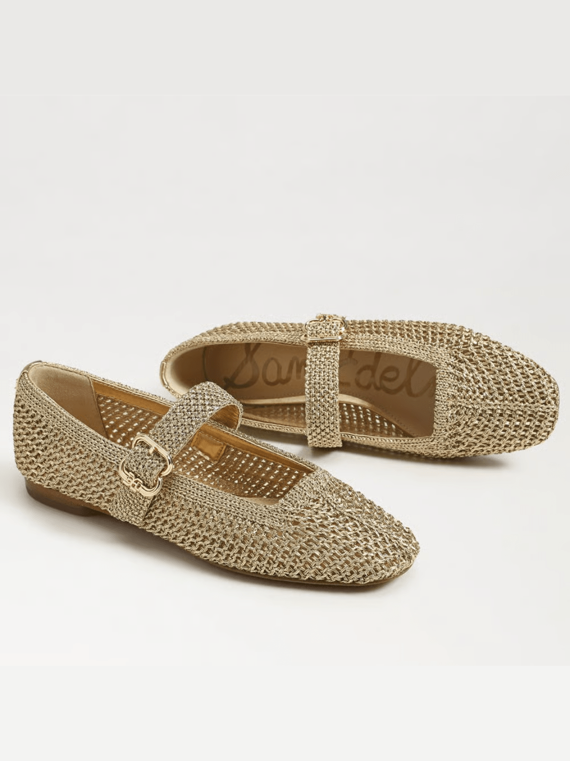 Michaela Knit Gold Flat - Swoon Boutique New Orleans