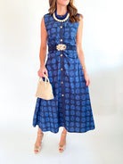 Midnight Dot A-Line Midi Dress - Swoon Boutique New Orleans