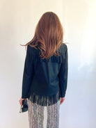 Midnight Fringe Jacket - Swoon Boutique New Orleans