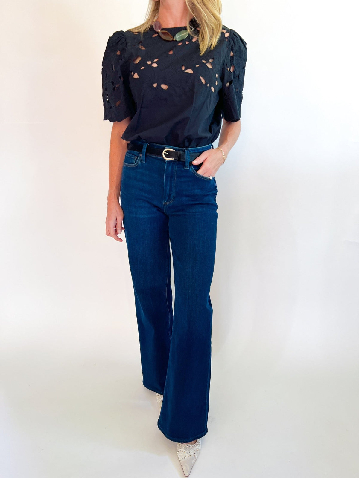 Midnight Garden Lace Top - Swoon Boutique New Orleans