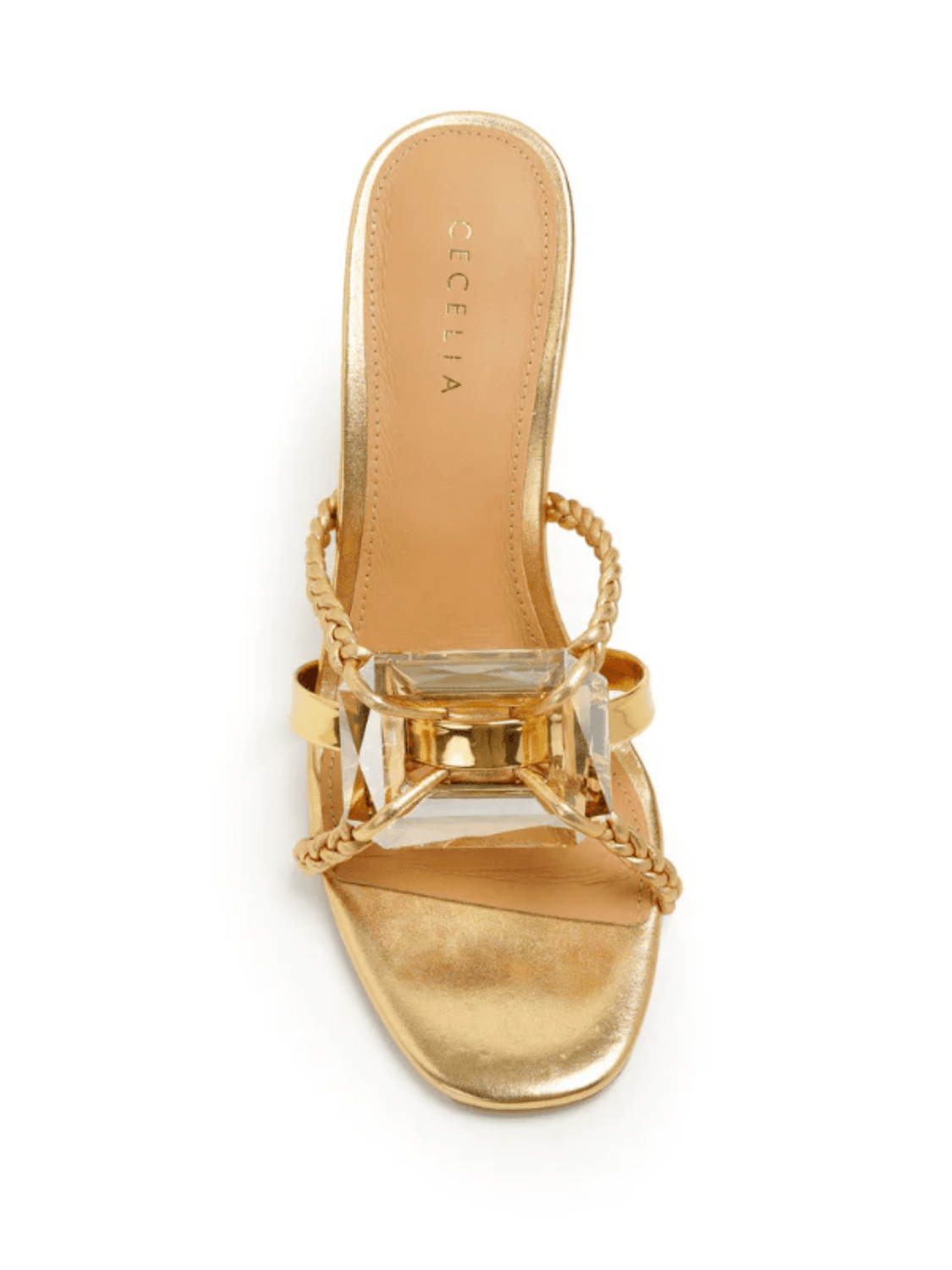 Mina Gem Metallic Heels - Swoon Boutique New Orleans