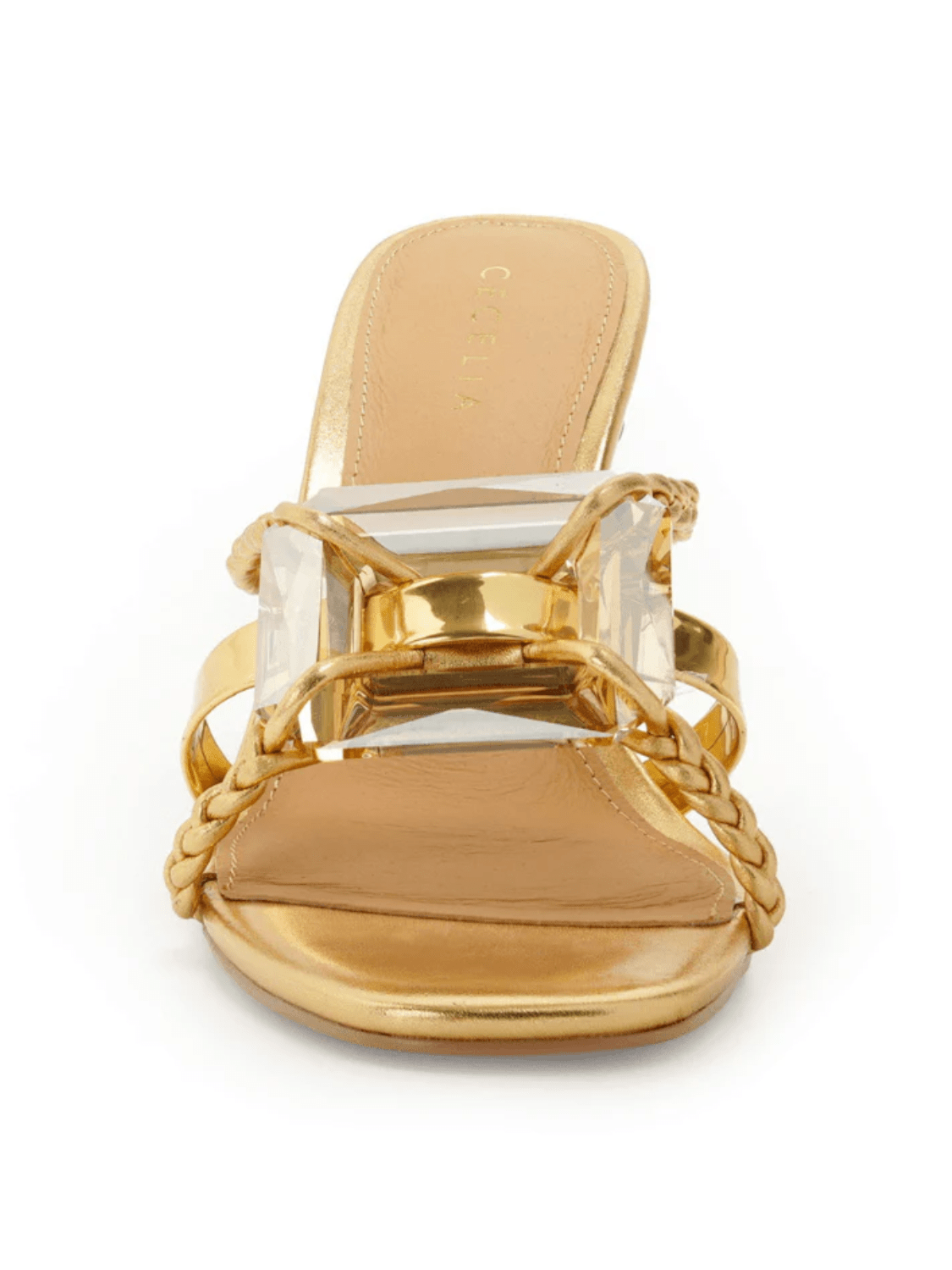 Mina Gem Metallic Heels - Swoon Boutique New Orleans
