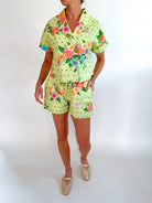 Mint Serenade Isa Shorts - Swoon Boutique New Orleans