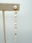 Mixed Pearl CZ Dangle Earring - Swoon Boutique New Orleans