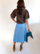 Mo Hair Short Sleeve Knit Top - Swoon Boutique New Orleans