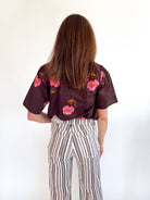 Mocha Bloom Blouse - Swoon Boutique New Orleans