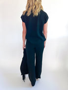 Mock Neck Knit Poncho Top - Swoon Boutique New Orleans