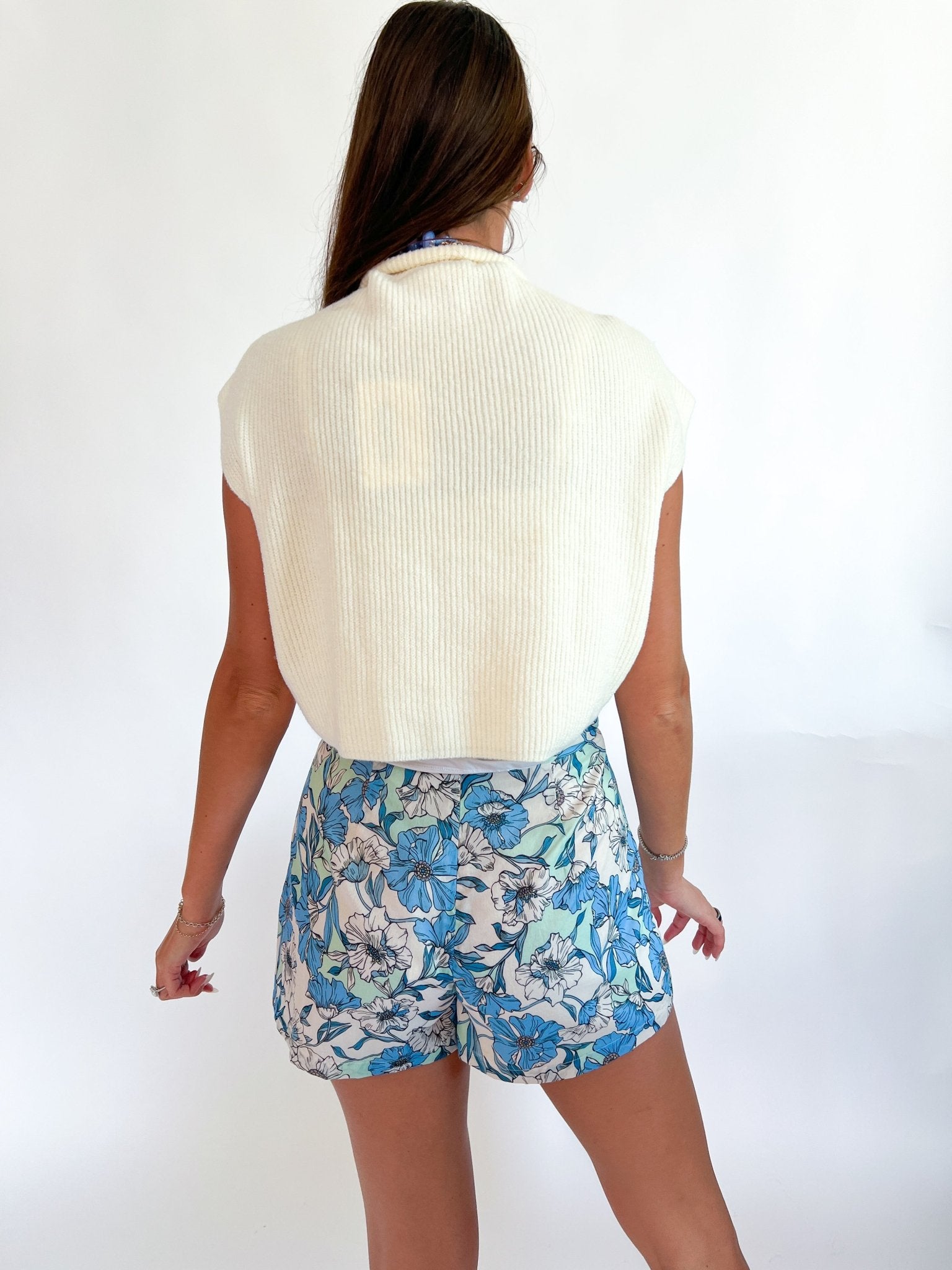 Mock Neck Sweater Top - Swoon Boutique New Orleans