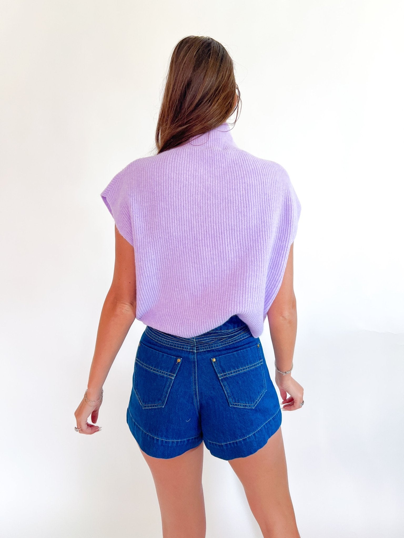 Mock Neck Sweater Top - Swoon Boutique New Orleans