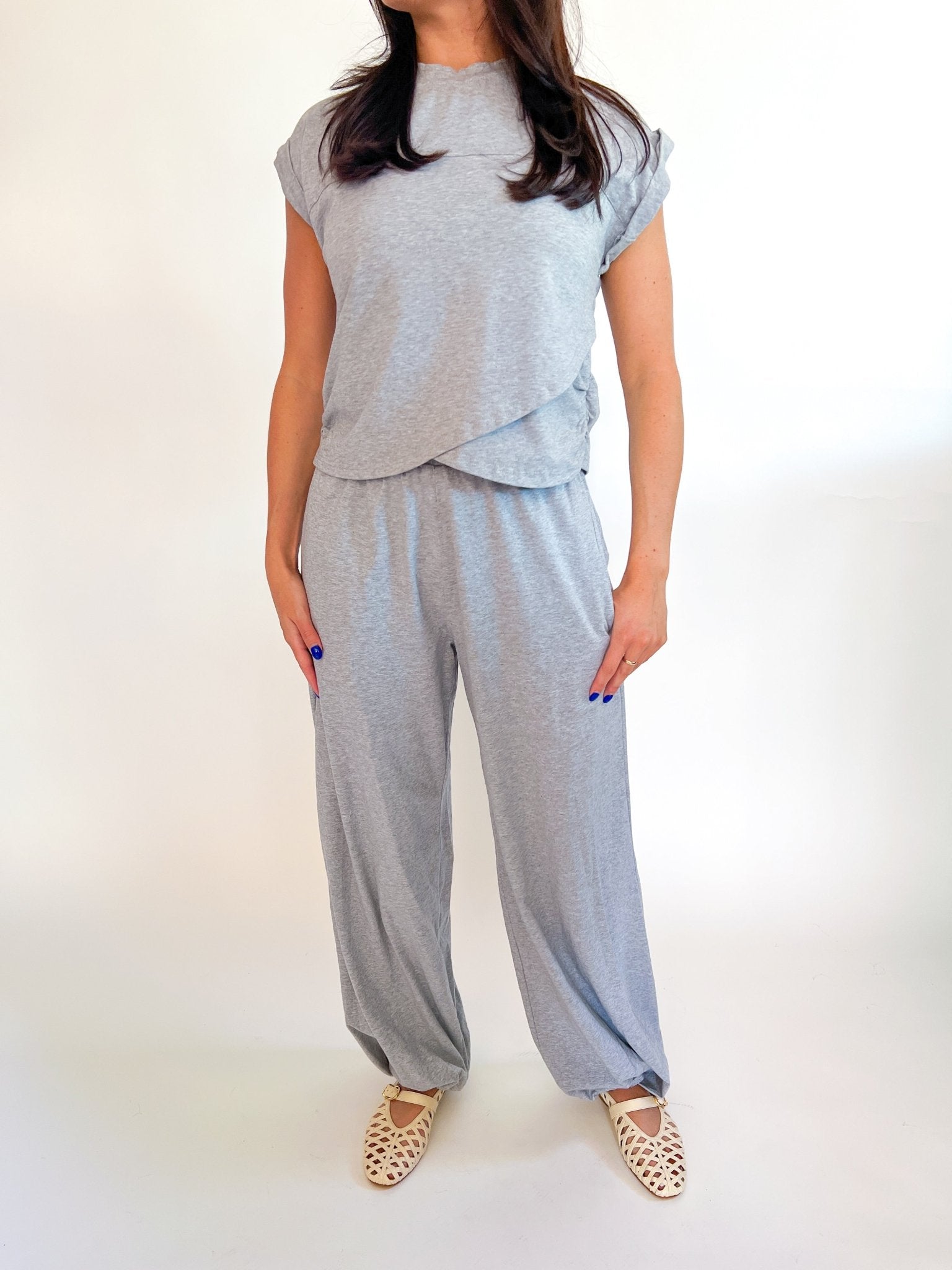 Monica Everyday Cuff Sleeve Tee - Swoon Boutique New Orleans