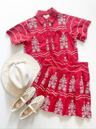 Montauk Sky Skirt - Swoon Boutique New Orleans