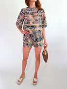Mosaic Fuller Shorts - Swoon Boutique New Orleans