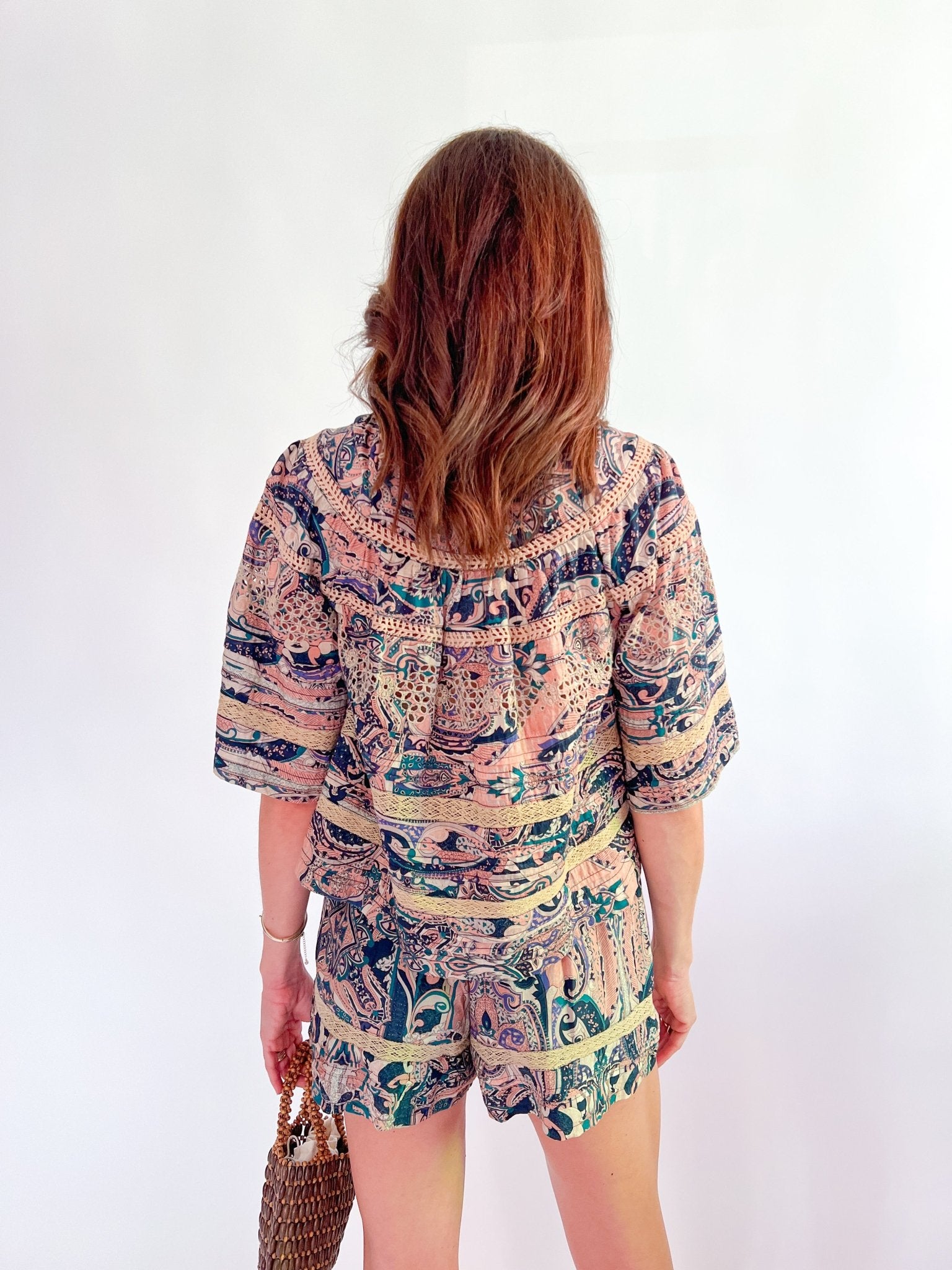 Mosaic Fuller Shorts - Swoon Boutique New Orleans