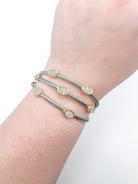 Mult Strand Open Cuff - Swoon Boutique New Orleans