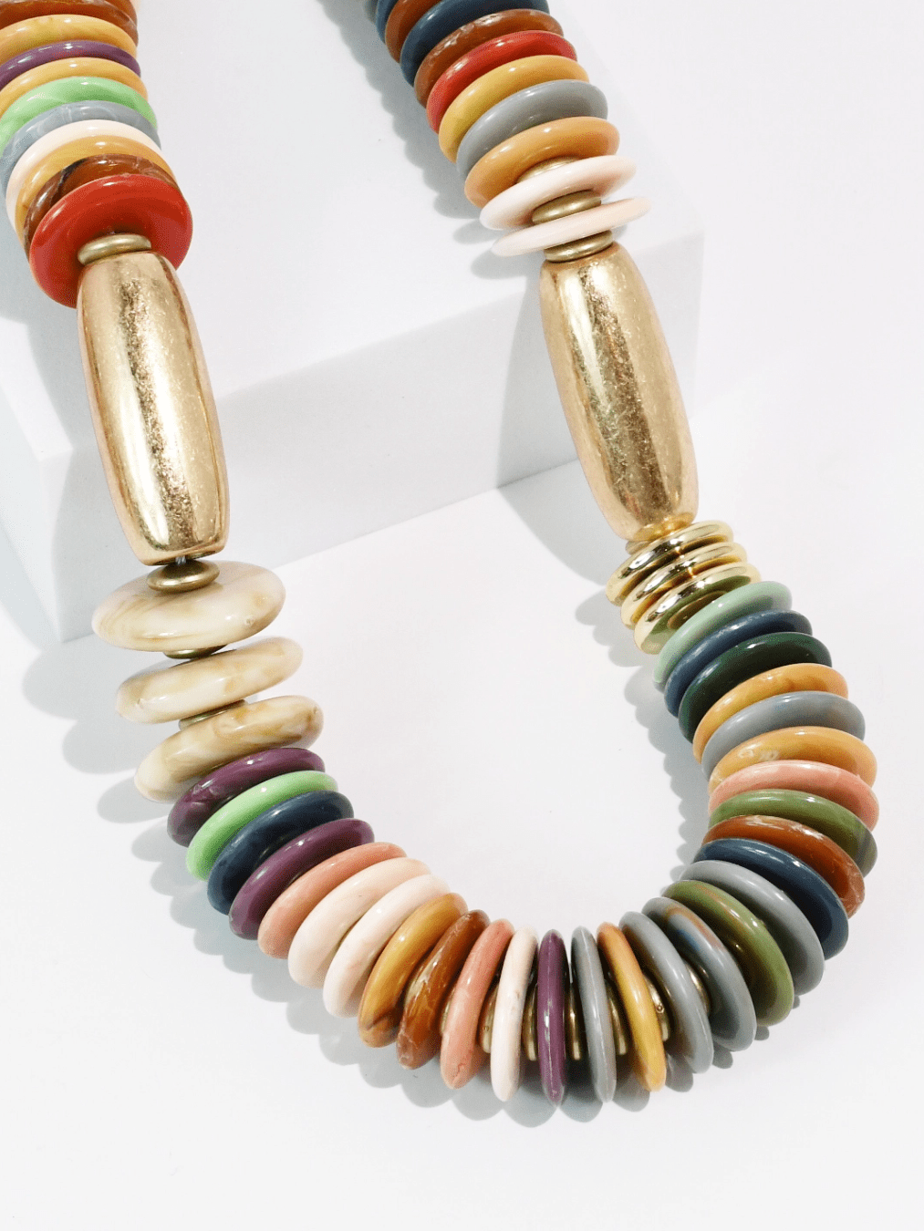 Multi Disc Necklace - Swoon Boutique New Orleans