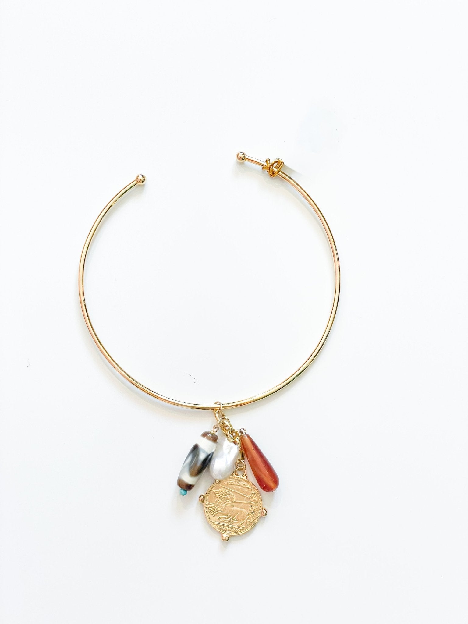 Odessa Coin Chandelier Collar Necklace - Swoon Boutique New Orleans