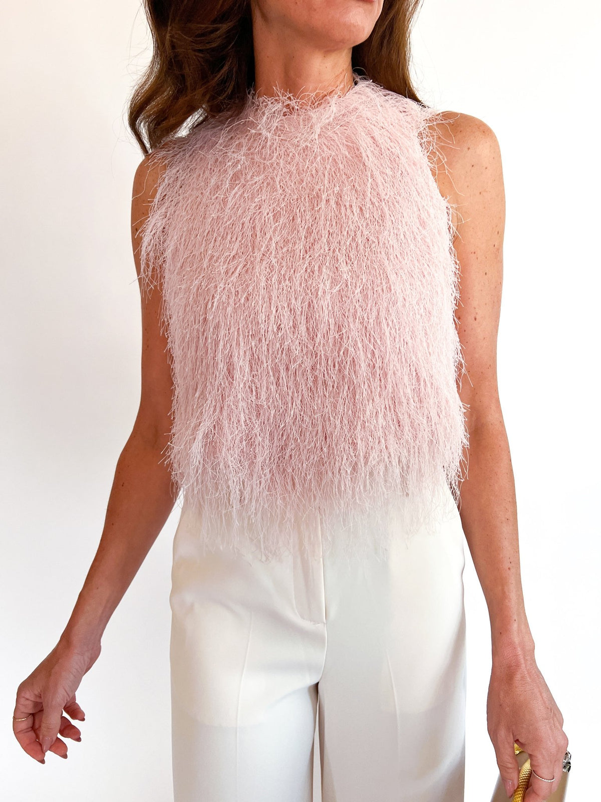 Oro Feather Tank - Swoon Boutique New Orleans