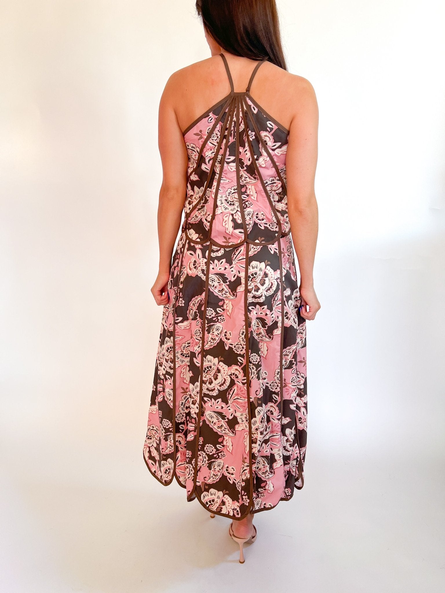Paisley Halter Top & Skirt Set - Swoon Boutique New Orleans