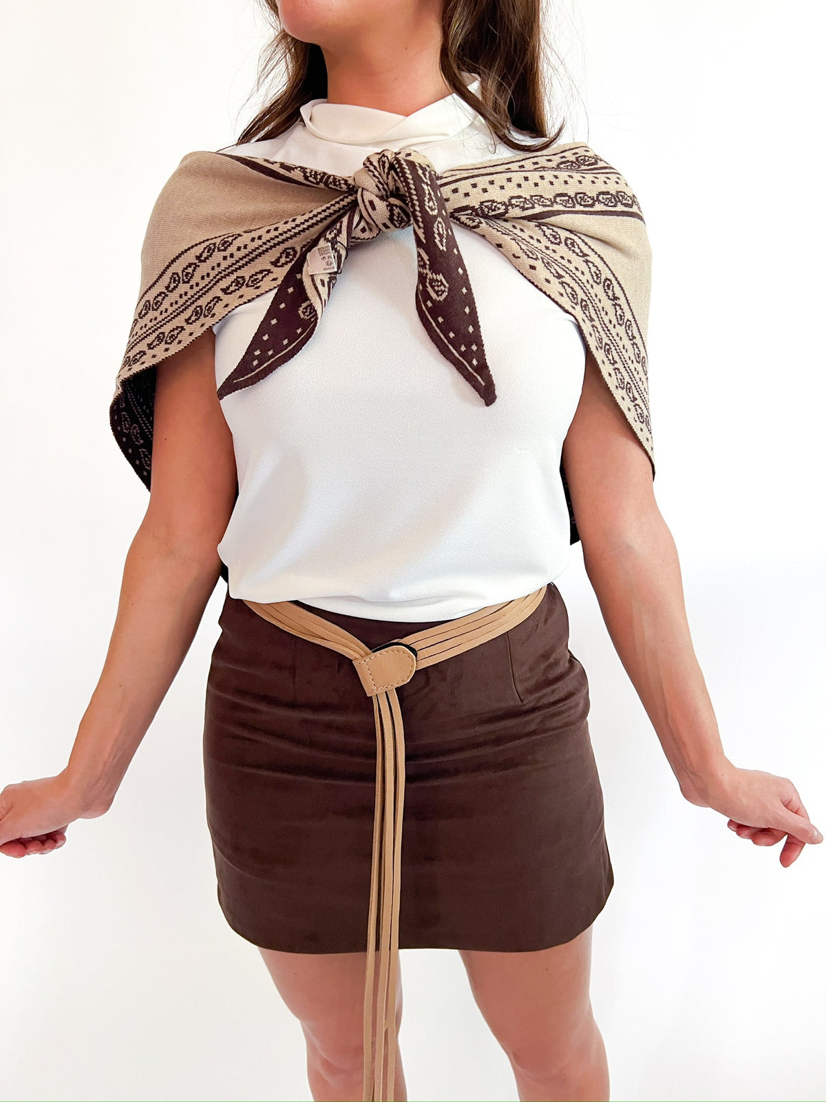 Paisley Triangle Scarf - Swoon Boutique New Orleans