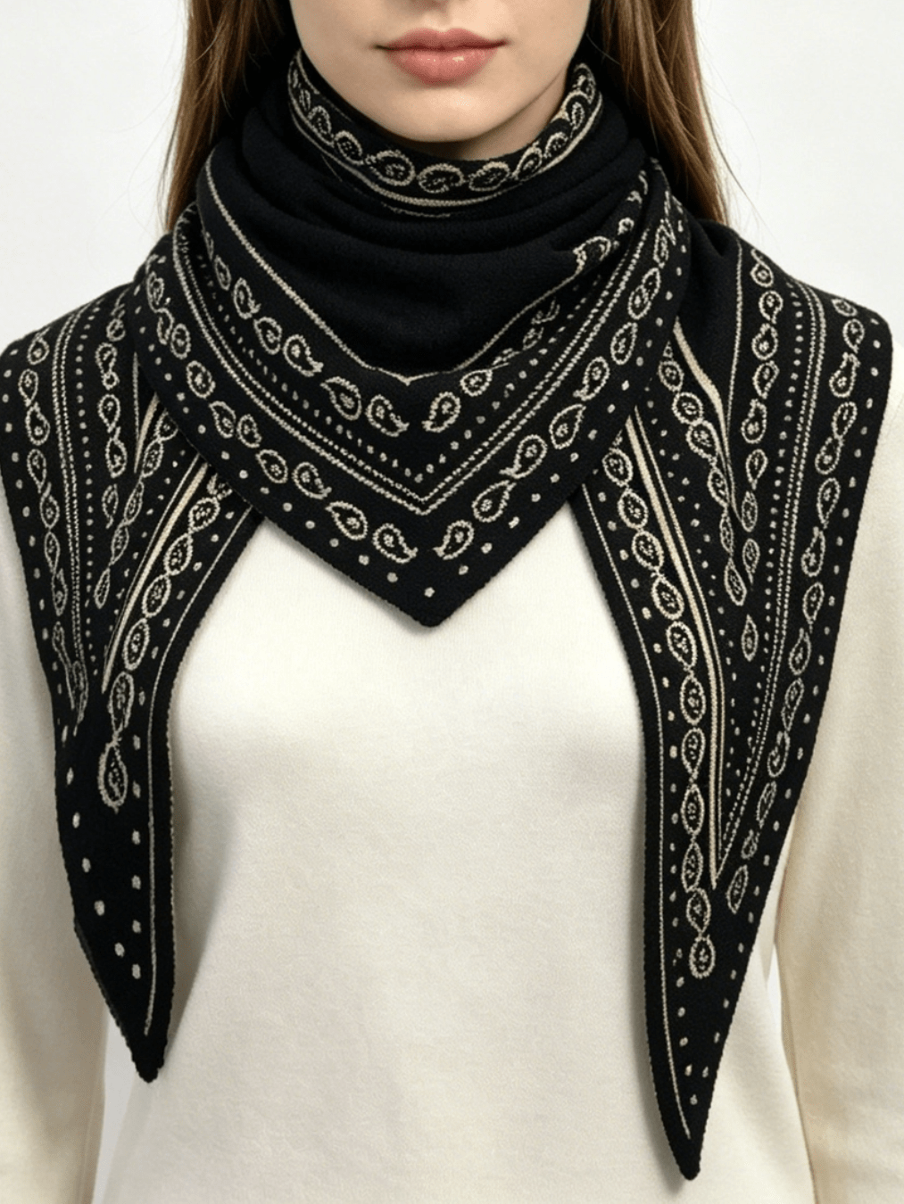 Paisley Triangle Scarf - Swoon Boutique New Orleans