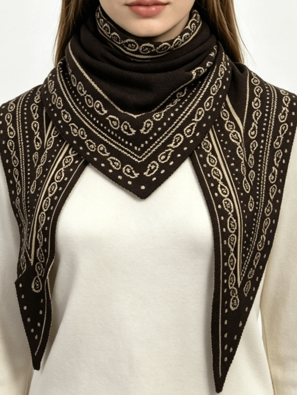 Paisley Triangle Scarf - Swoon Boutique New Orleans